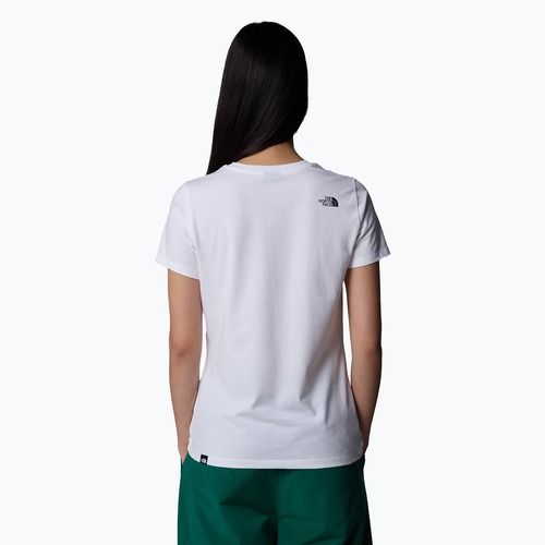 Moteriški marškinėliai The North Face Simple Dome Slim Tee tnf white