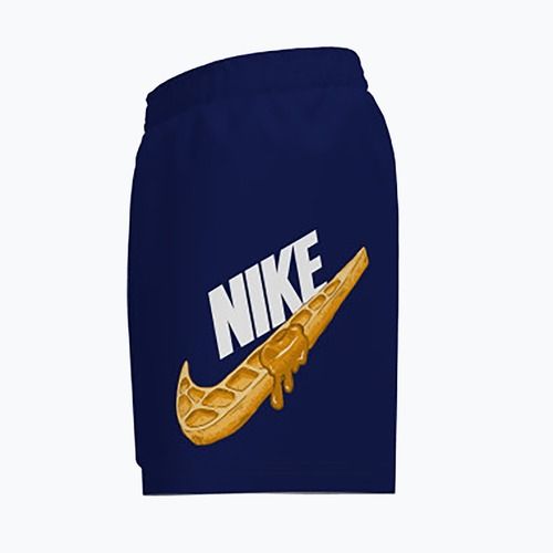 Vaikiški maudymosi šortai Nike Swoosh Waffle 4" Volley midnight navy
