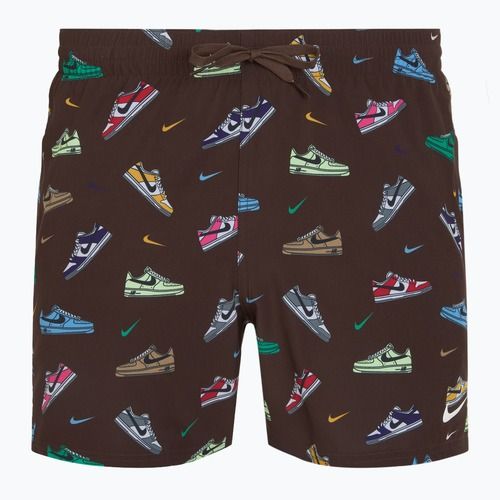 Vyriški maudymosi šortai Nike Multi Print 5" Volley baroque brown