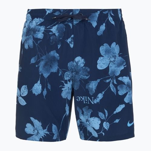 Vyriški maudymosi šortai Nike Fine Floral 7" Volley midnight navy