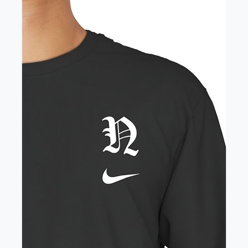 Vyriški marškinėliai ilgomis rankovėmis Nike Luxe Letter Hydroguard black