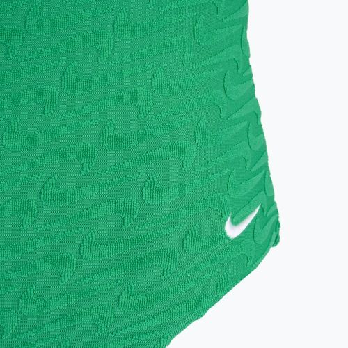 Moteriškas vientisas plaukimo kostiumas Nike Swoosh Link Y-Back stadium green