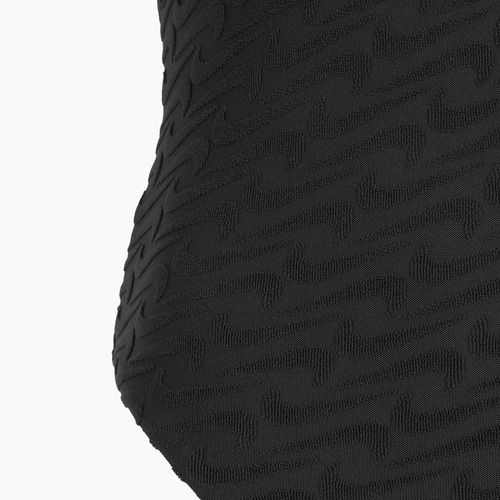 Moteriškas vientisas plaukimo kostiumas Nike Swoosh Link Y-Back black