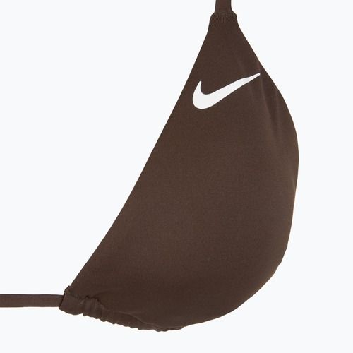 Plaukimo kostiumo viršus Nike Essential Triangle Bikini baroque brown
