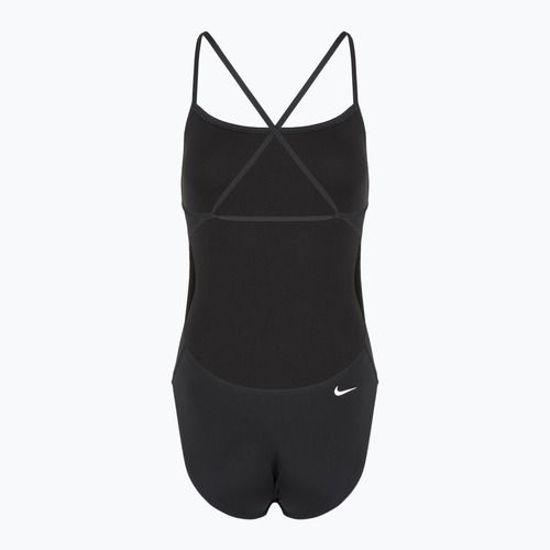 Moteriškas vientisas plaukimo kostiumas Nike Hydrastrong Adjustable Crossback black