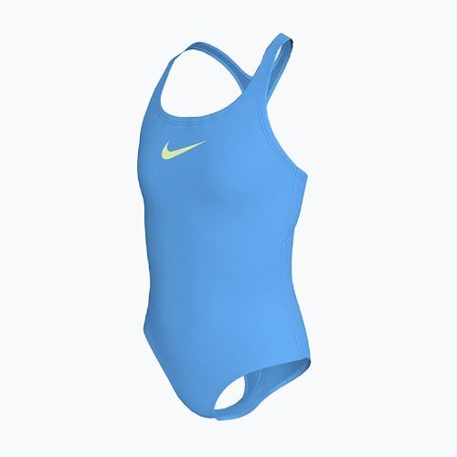 Vaikiškas vientisas plaukimo kostiumas Nike Essential Racerback university blue