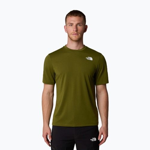 Vyriškas trikotažinis marškinėlis The North Face Foundation Mountains Faces Tee forest olive