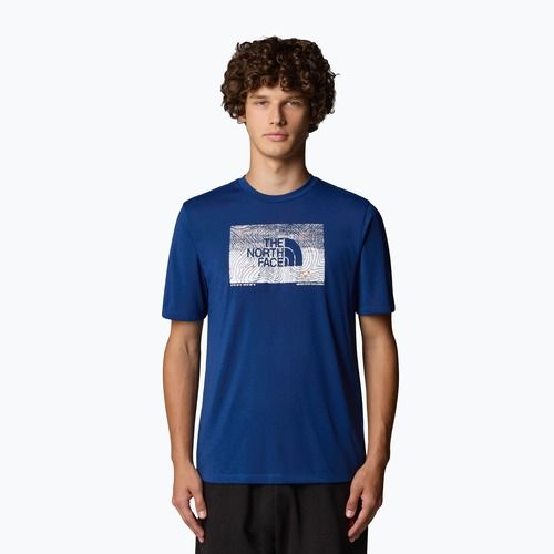 Vyriški marškinėliai The North Face Foundation Abstract Graphic Tee estate blue