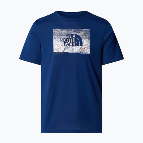 Vyriški marškinėliai The North Face Foundation Abstract Graphic Tee estate blue