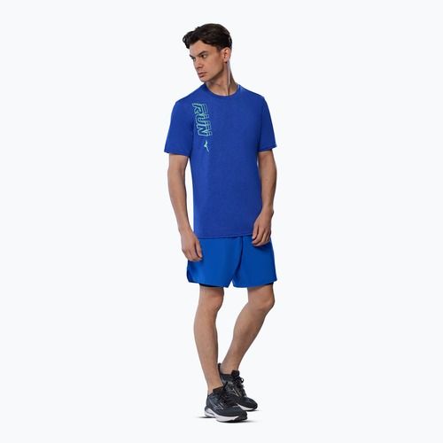 Vyriški bėgimo marškinėliai Mizuno Core Run Tee reflex blue