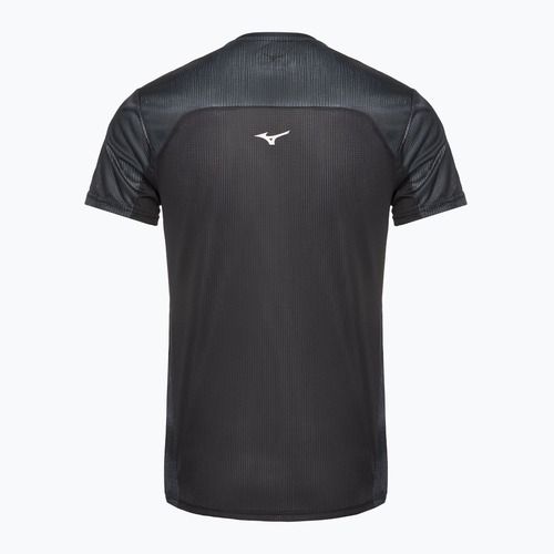 Vyriški bėgimo marškinėliai Mizuno DryAeroFlow Graphic Tee black