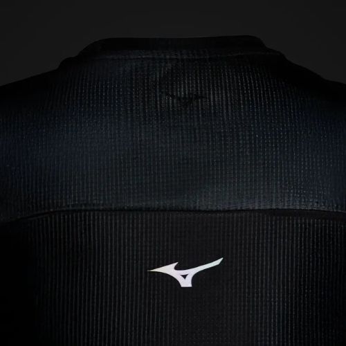 Vyriški bėgimo marškinėliai Mizuno DryAeroFlow Graphic Tee black
