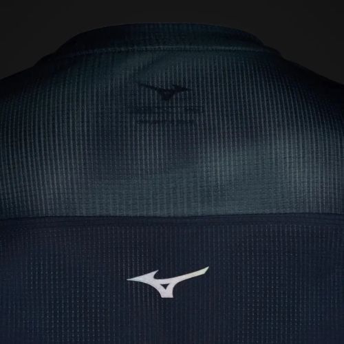 Vyriški bėgimo marškinėliai Mizuno DryAeroFlow Graphic Tee citadel