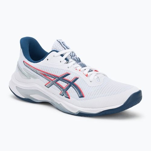 Vyriški tinklinio batai ASICS Netburner Ballistic FF 4 white/mako blue