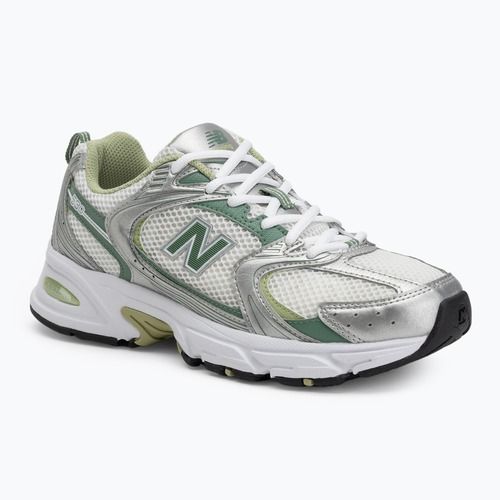 New Balance 530 sidabrinio metalo/žalios spalvos bateliai