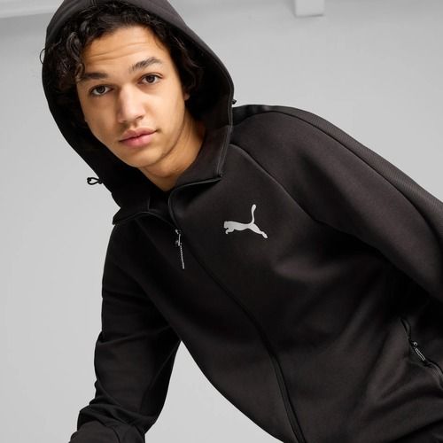 Vyriški džemperiai PUMA Evostripe Hoodie FZ DK puma black