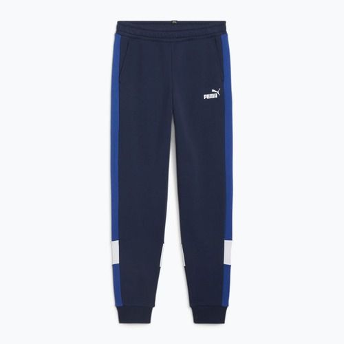 Vaikų PUMA ESS Block sportinės kelnės TR cobalt glazūra