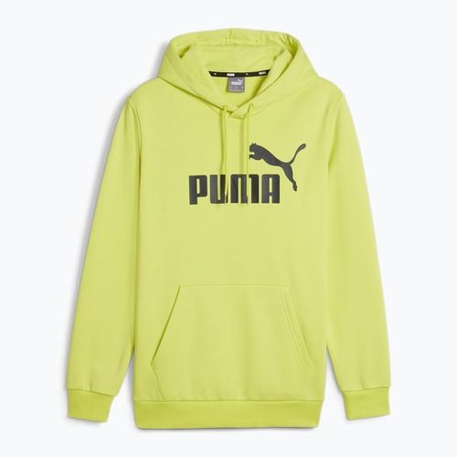 Vyriški PUMA Essentials Big Logo Hoodie FL lime sheen džemperiai