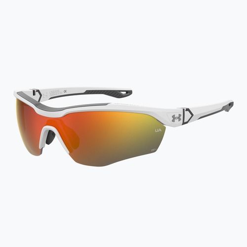 Vyriški akiniai nuo saulės Under Armour Yard Pro matte white/orange multilayer oleophobic
