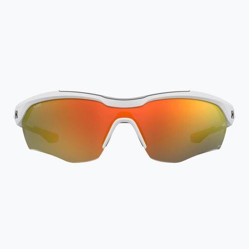 Vyriški akiniai nuo saulės Under Armour Yard Pro matte white/orange multilayer oleophobic