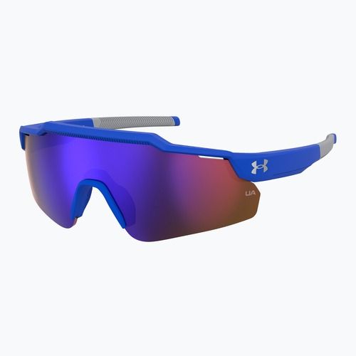 Vaikiški akiniai nuo saulės Under Armour Levelup Jr S3 matte blue grey/infrared