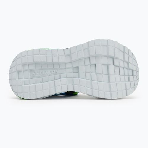 Vaikiškos basutės SKECHERS Mega Splash black/blue/lime