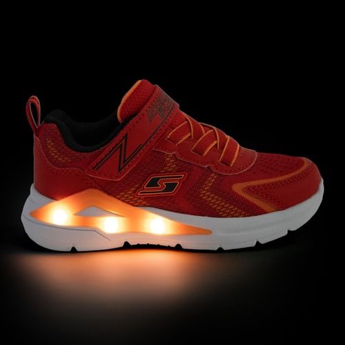 SKECHERS S-Lights vaikiški batai Tri-Namics red/orange