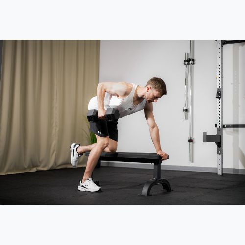 Treniruočių suolelis XTREXO B10 Tiesus juodas