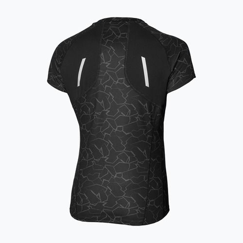 Moteriški bėgimo marškinėliai Mizuno Graphic Trail Tee black