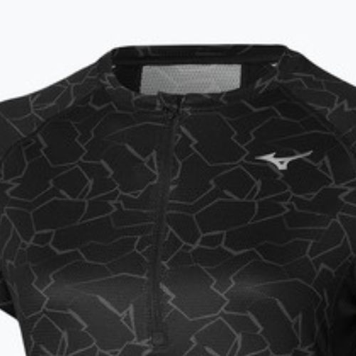 Moteriški bėgimo marškinėliai Mizuno Graphic Trail Tee black