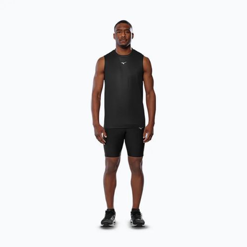 Vyriški bėgimo marškinėliai Mizuno Core Graphic Sleeveless black oni