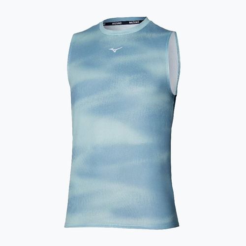 Vyriški bėgimo marškinėliai Mizuno Core Graphic Sleeveless cloud blue