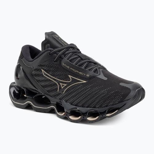 Moteriški bėgimo bateliai Mizuno Wave Prophecy 12 black/ge gold