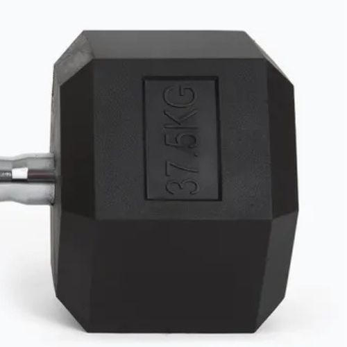 Guminis hantelis TREXO Hex 37.5 kg