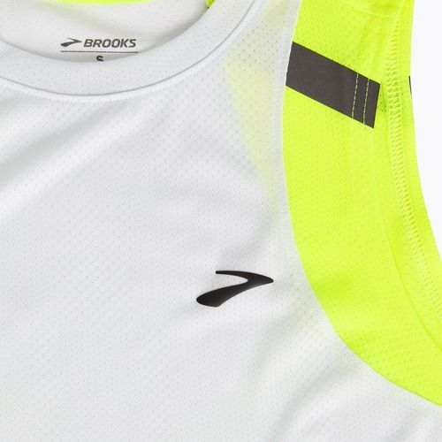 Moteriški bėgimo marškinėliai Brooks Carbonite Tank icy grey/nightlife jacquard