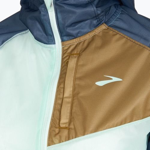 Moteriška bėgimo striukė Brooks All Altitude ice blue multi