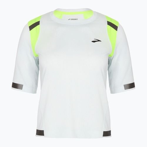 Moteriški bėgimo marškinėliai Brooks Carbonite icy grey/nightlife jacquard