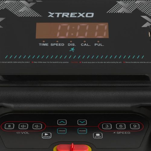 Elektrinis bėgimo takelis TREXO X110 juodas