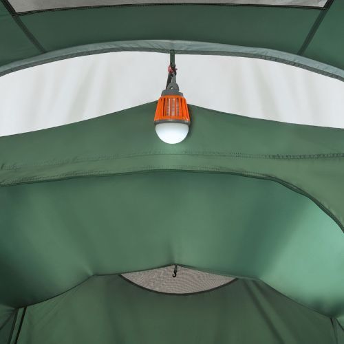 4 vietų kempingo palapinė KADVA Kavio 4.1 žalia