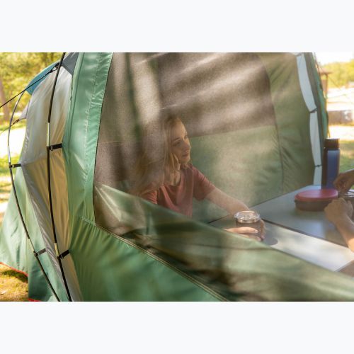 4 vietų kempingo palapinė KADVA Kavio 4.2 žalia