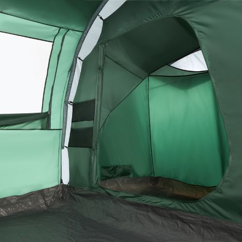 4 vietų kempingo palapinė KADVA Kavio 4.2 žalia