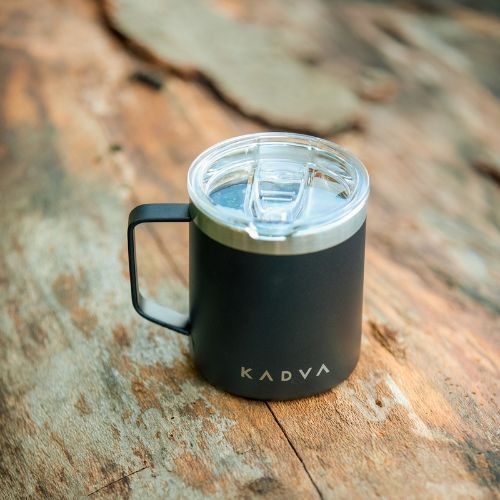 Puodelis KADVA Sipper 290 ml juodas