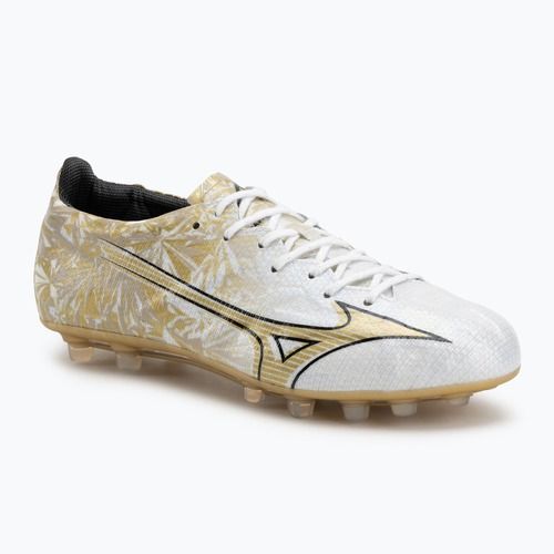 Vyriški futbolo batai Mizuno Alpha Japan AG white/ge gold/black