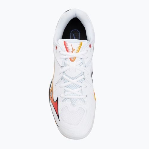 Badmintono batai Mizuno Wave Claw 3 white/citrus/calypso coral