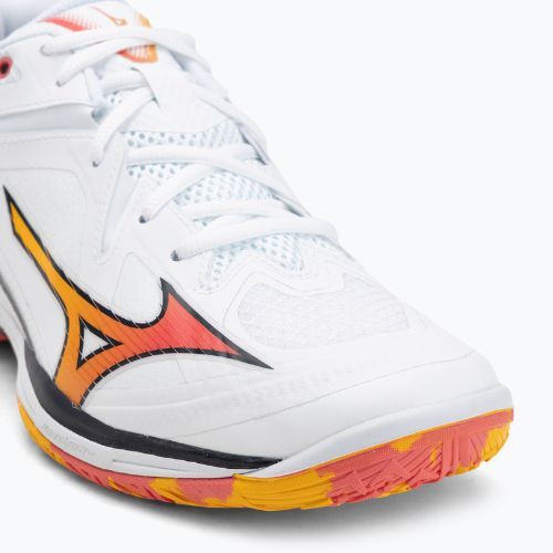 Badmintono batai Mizuno Wave Claw 3 white/citrus/calypso coral