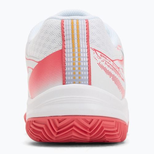 Vaikiški teniso batai Mizuno Break Shot 5 Jr CC white/blue granite/calypso coral