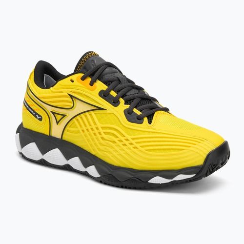Padelio bateliai Mizuno Wave Enforce Tour 2 vibrant yellow/black/black sand