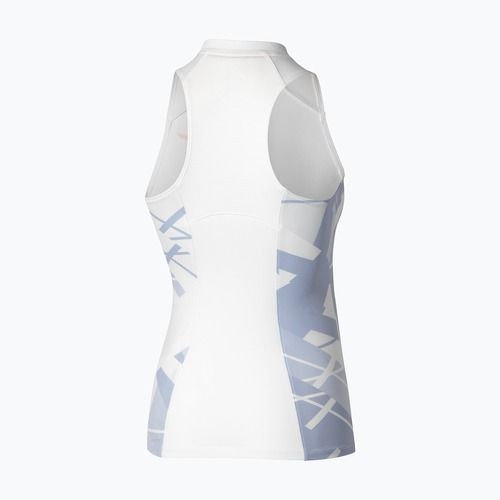 Moteriški marškinėliai Mizuno Daybreakers Printed Tank W white/icelandic blue