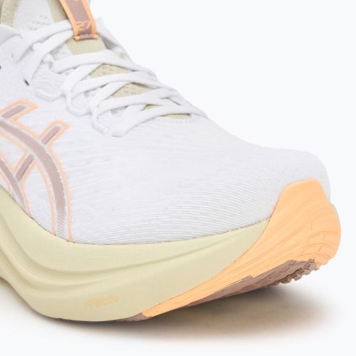 Vyriški bėgimo bateliai ASICS Gel-Nimbus 27 white/fawn