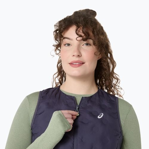 Moteriška bėgimo liemenė ASICS Nagino Run Padded Gilet indigo fog